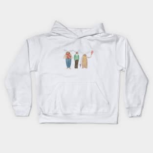 Moose Friends Kids Hoodie